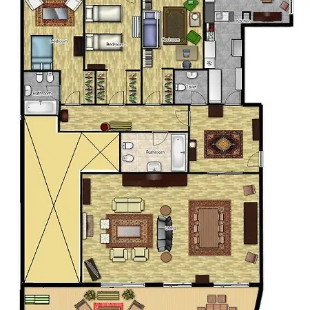 Apartment Exclusive Luxury4you - Beachfront Boutique Penthouse Apt!